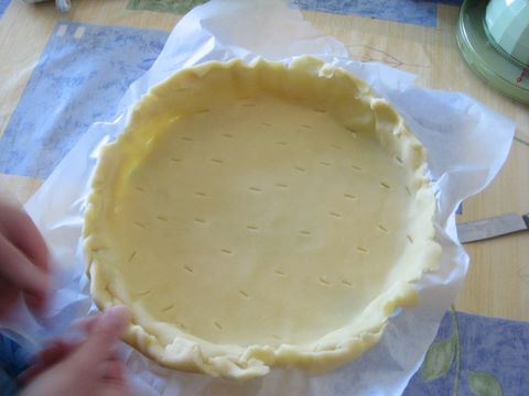 préparation de la Pâte sablée